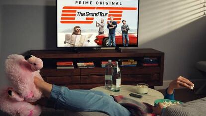 Consumidora de televisión en línea ('streaming')