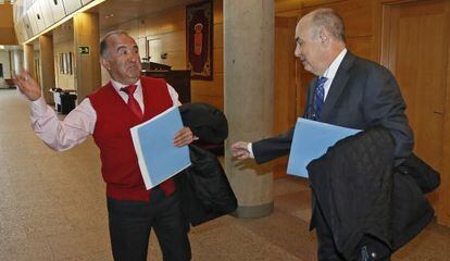 Corujo, exsubdirector general de ICM (izquierda) y Martínez Nicolás, consejero delegado.