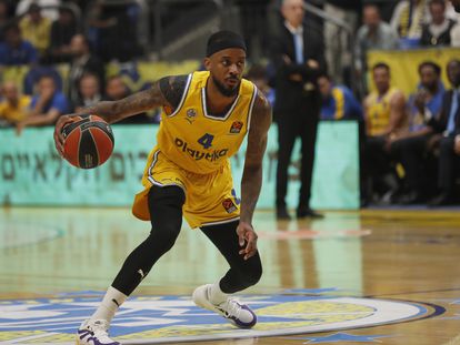 Brown, durante el duelo ante el Real Madrid.