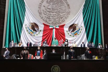 La Cámara de Diputados, durante la votación de la iniciativa energética.