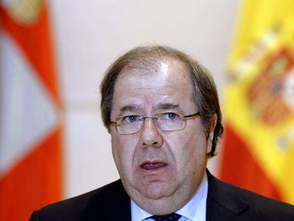 Juan Vicente Herrera, presidente de la Junta de Castilla y Le&oacute;n.