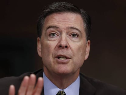 El destituido director del FBI, James Comey. En vídeo, la polémica relación de Trump y su entorno con Rusia.