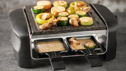 Raclette Princess de piedra Stone & Grill para 8 personas.