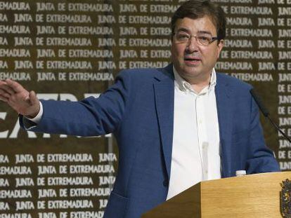 El presidente de la Junta de Extremadura, Guillermo Fern&aacute;ndez Vara. EFE/Archivo