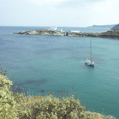 Una cala en la isla griega de Sifnos.