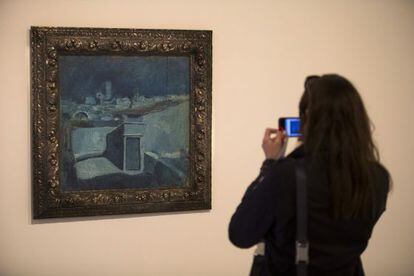 Azoteas de Barcelona, el cuadro estrella de la exposici&oacute;n Paisajes de Barcelona en el Picasso
  