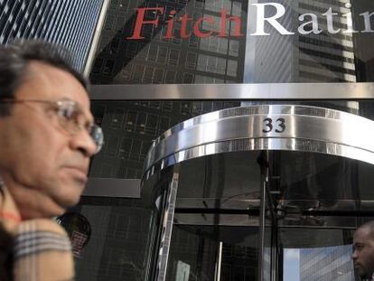 Sede de la agencia de calificaci&oacute;n Fitch en Nueva York, EE.UU.