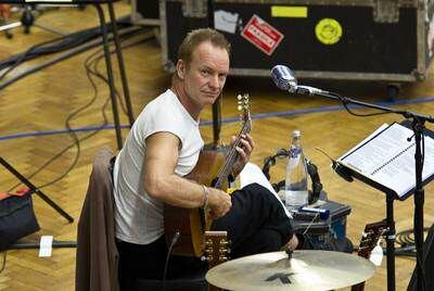 El músico Gordon Mathew Summner, <i>Sting</i>.