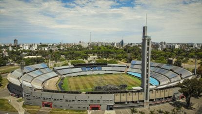 Aerial view of the Centennial Stadium.