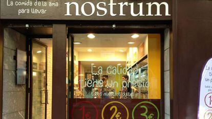 Imagen de un establecimiento de Nostrum, cadena propiedad de Home Meal.