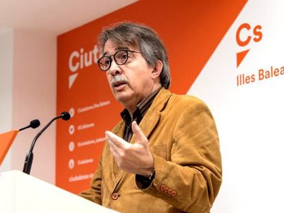 El portavoz de Ciudadanos en Baleares y diputado autonómico Xavier Pericay.