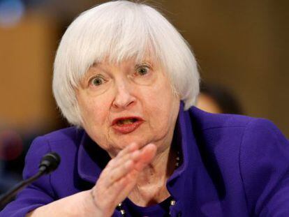 La presidenta de la Reserva Federal, Janet Yellen.