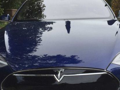 Un modelo S de Tesla