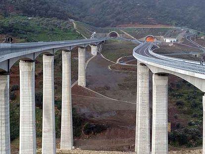Autopista que conecta Mesina y Palermo, en la isla italiana de Sicilia.