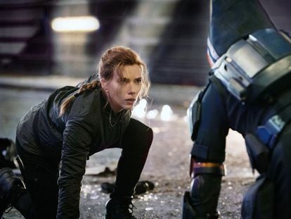 Scarlett Johansson, en una imagen de 'Viuda Negra'.