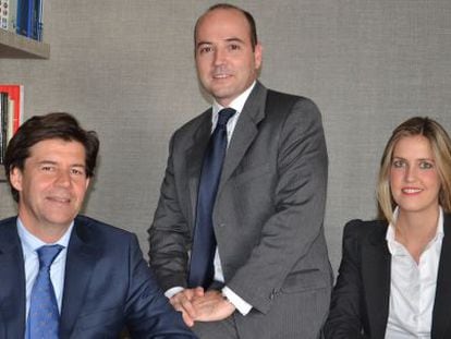 Juan Uguet, Carlos Val-Carreres y Marta Zarate, de Lierde Sicav, con un 19% de rentabilidad en 2015. 