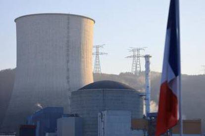 Planta nuclear de EDF en Chooz (Francia).
