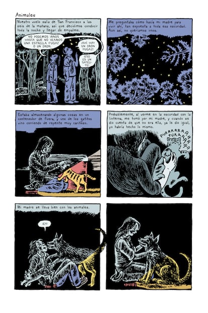 Página de 'Todo es inflamable', de Gabriele Bell.