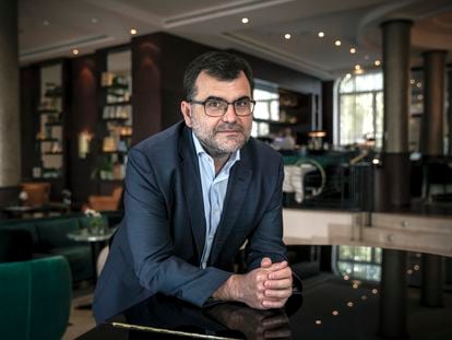 Eduard Batlle, premio Rei Jaume I de Investigación Médica 2021, en un hotel en Valencia.