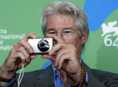 Richard Gere, ayer en Venecia.