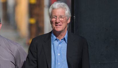 Richard Gere, promocionando su &uacute;ltima cinta en Los &Aacute;ngeles.