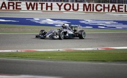 Nico Rosberg, en el circuito de Bahréin.