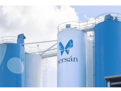 Logo de la empresa fabricante de productos de limpieza Persán.