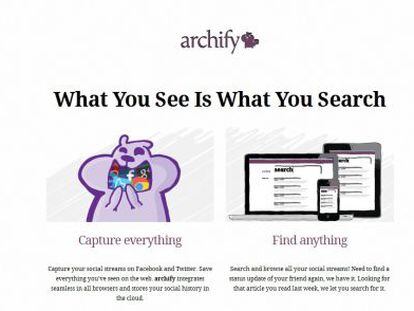 Archify, para no perder nada