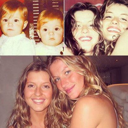 Gisele Bündchen es una de las modelos más conocidas del mundo, y durante años fue la top mejor pagada. La brasileña tiene una hermana melliza, Patricia, que ha llegado a ejercer como mánager de Gisele.