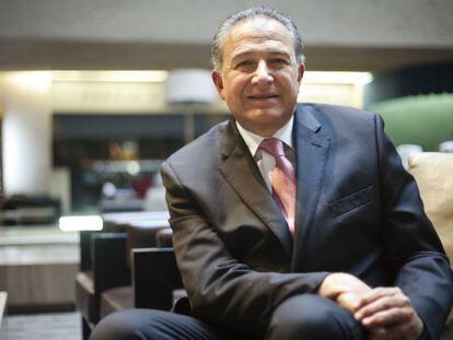 El general Óscar Naranjo, el martes en la Ciudad de México.