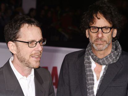 Los hermanos en la premiere de &#039;&iexcl;Ave, C&eacute;sar!&#039; en EE UU. 
 