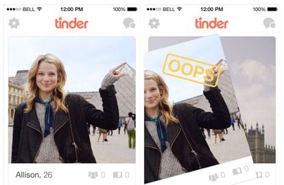 La aplicación Tinder es una de las más ágiles y exitosas, que permite descartar o escoger a un candidato con solo deslizarlo hacia un lado u otro.