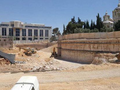 Excavación en el Complejo ruso de Jerusalén, uno de los barrios más antiguos de la ciudad.