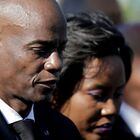 FILE PHOTO: Haiti's President Jovenel Moise and first lady Martine attend a ceremony at a memorial for the tenth anniversary of the January 12, 2010 earthquake, in Titanyen, Haiti, January 12, 2020. REUTERS/Andres Martinez Casares/File Photo