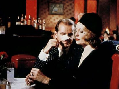 Jack Nicholson y Faye Dunaway, en 'Chinatown'.