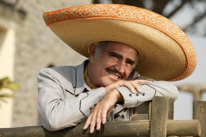 El cantante de rancheras Vicente Fernández.