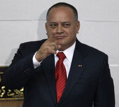 El president de l'Assemblea Nacional, Diosdado Cabello.