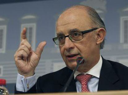 El ministro de Hacienda, Cristobal Montoro.