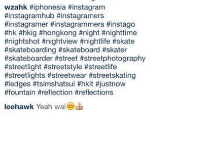 Una llista de 'hashtags' en una xarxa social.