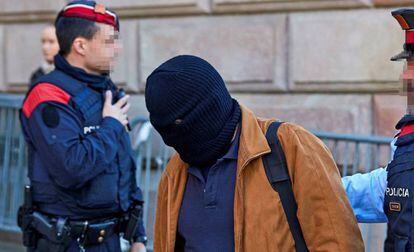 Joaquín Benítez, a su llegada a la Audiencia en marzo.