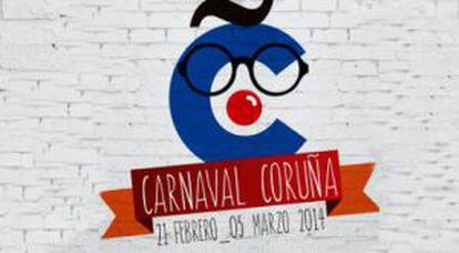 Cartel del carnaval de A Coru&ntilde;a.
