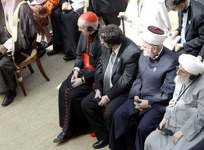 Líderes religiosos en la Conferencia Mundial para el Diálogo, organizada por Arabia Saudí en Madrid en 2008.