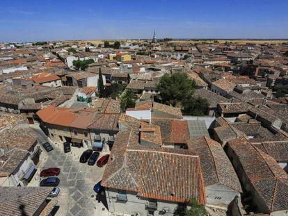 Vista de Colmenar de Oreja en el sureste de Madrid.