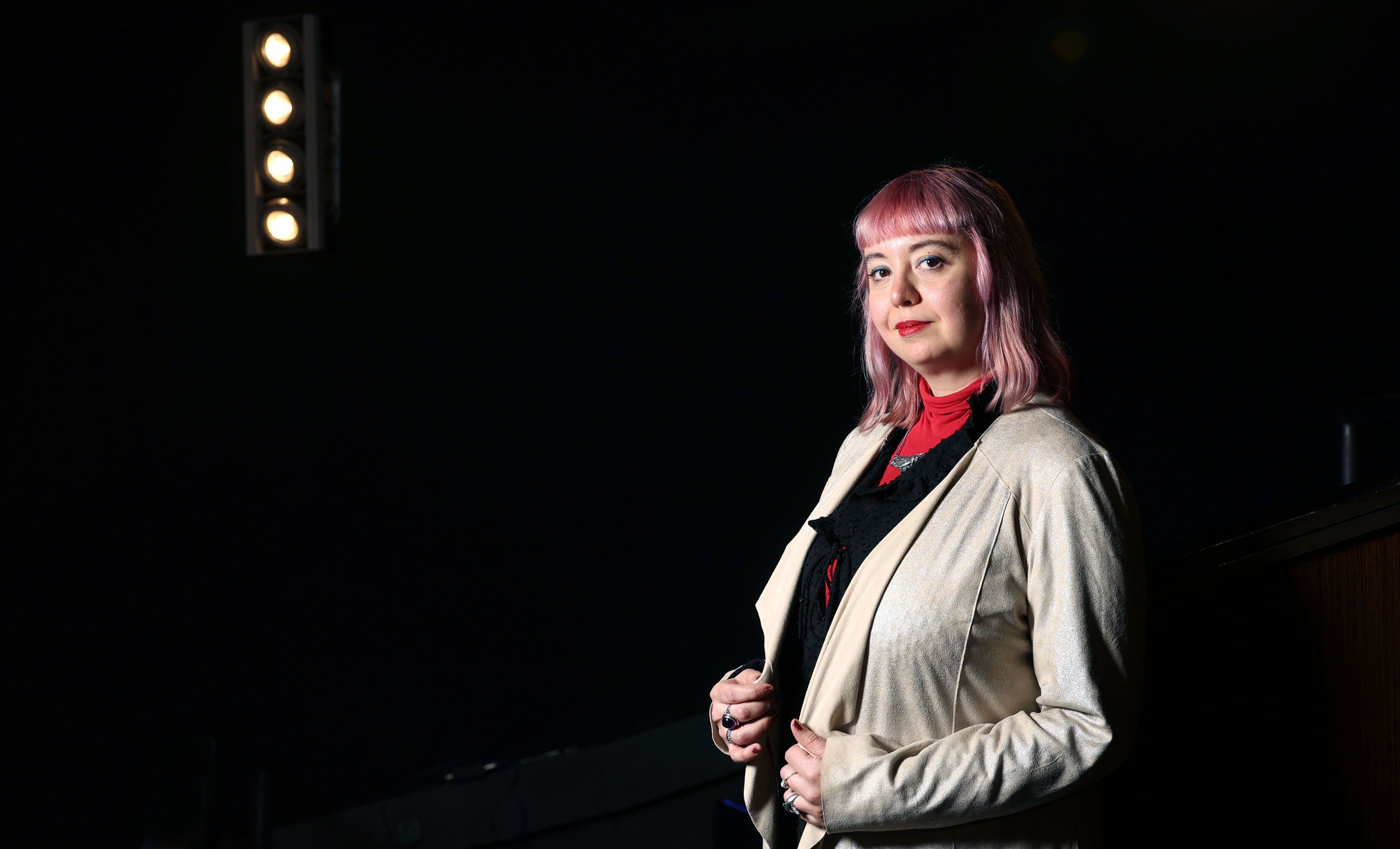 María Zaragoza, en la Academia de Cine en Madrid. 