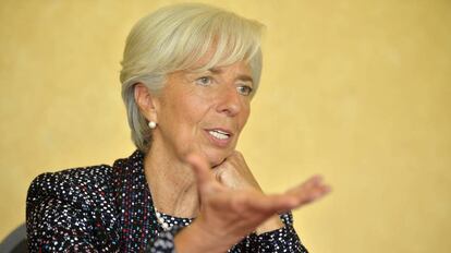 Christine Lagarde, directora general del Fondo Monetario Internacional.