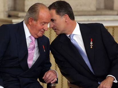 Acto de sanción de la ley de abdicación del Rey Juan Carlos.