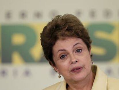 Dilma Rousseff, en Brasilia, en mayo de 2015.