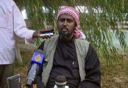 Ali Mohamud Rage, portavoz de de la milicia.