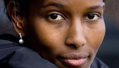Ayaan Hirsi Alii, retratada durante una visita a Barcelona.