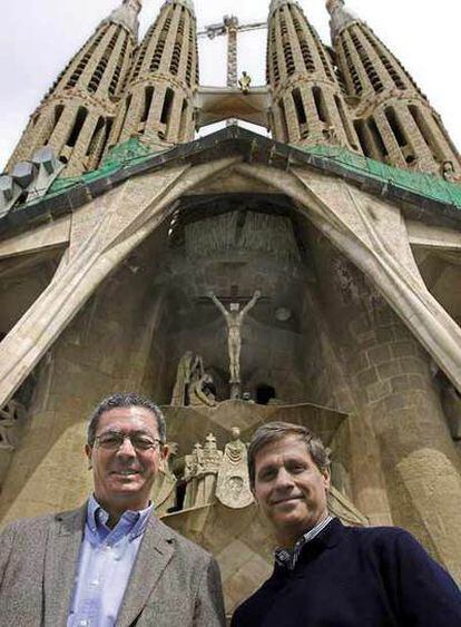 Alberto Ruiz-Gallardón, a la izquierda, y Alberto Fernández.